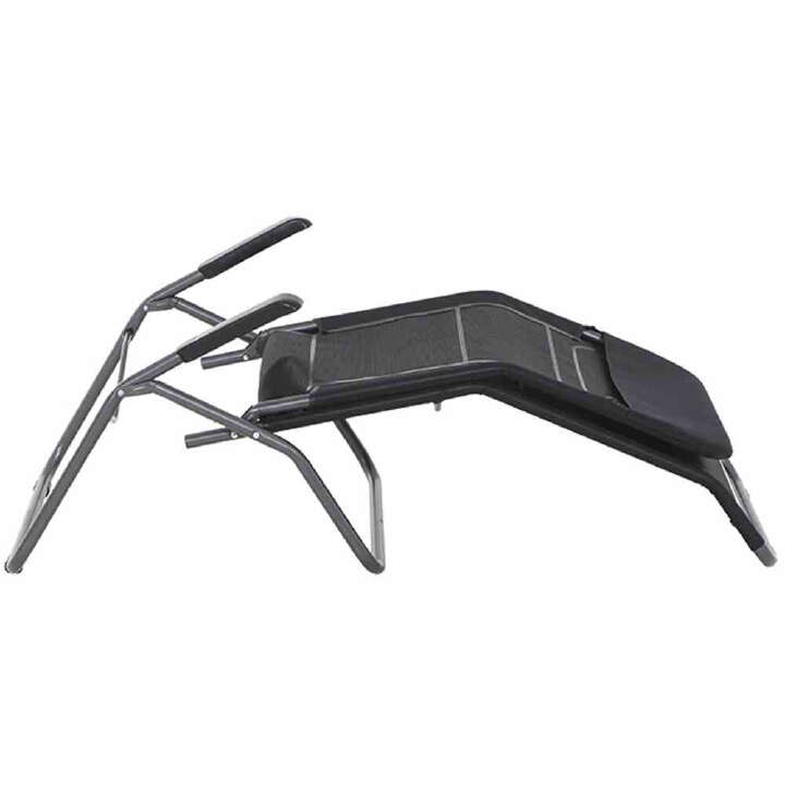 SIENA GARDEN Anco Kippliege anthrazit / schwarz